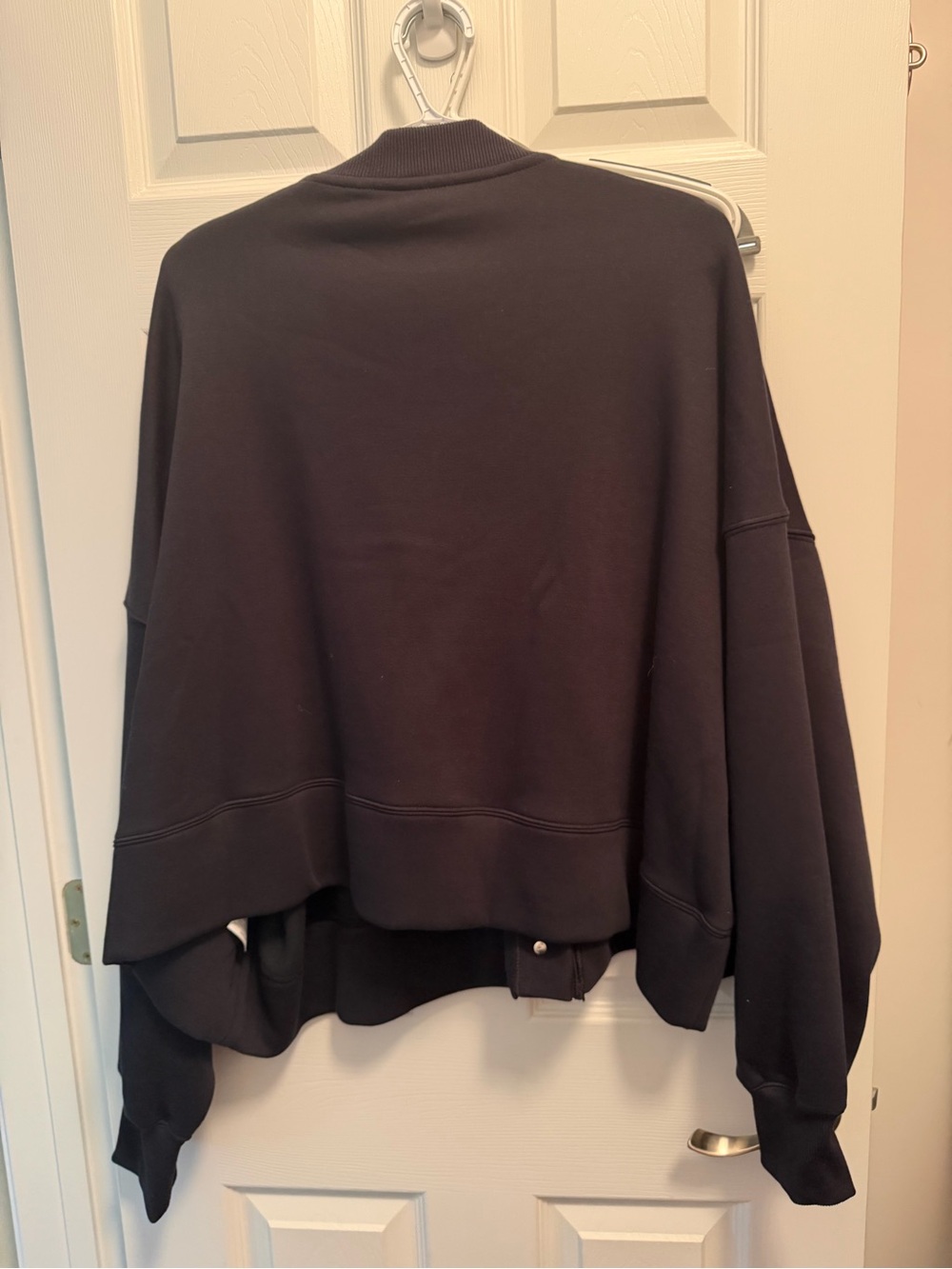 Nike Women's Black V-Neck Logo Cardigan - Picture 3 of 4